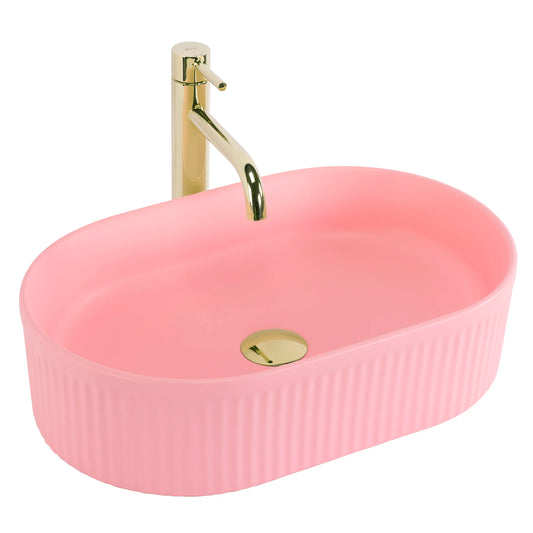 Aufsatzwaschbecken Vanda Pink Matt 49x31cm