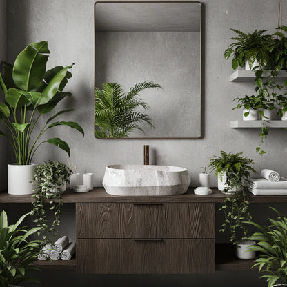 Aufsatzwaschbecken Zoe Rock 55x35,5cm