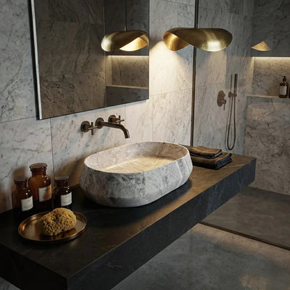 Aufsatzwaschbecken Zoe Rock 55x35,5cm