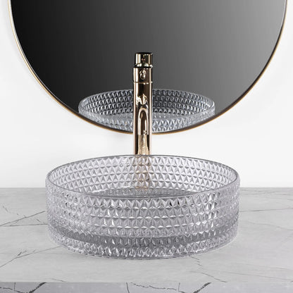 Aufsatzwaschbecken Cristal Grey ∅ 35,5cm