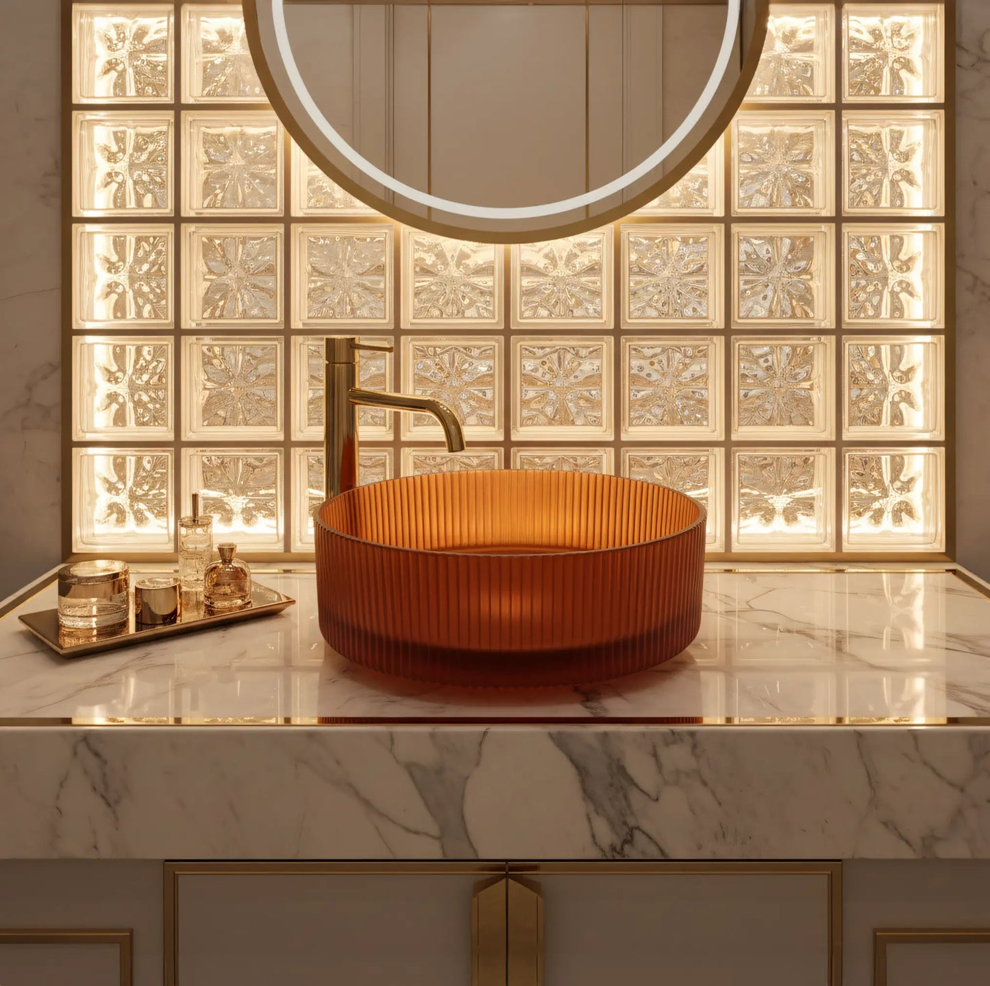 Aufsatzwaschbecken Suri ∅45cm