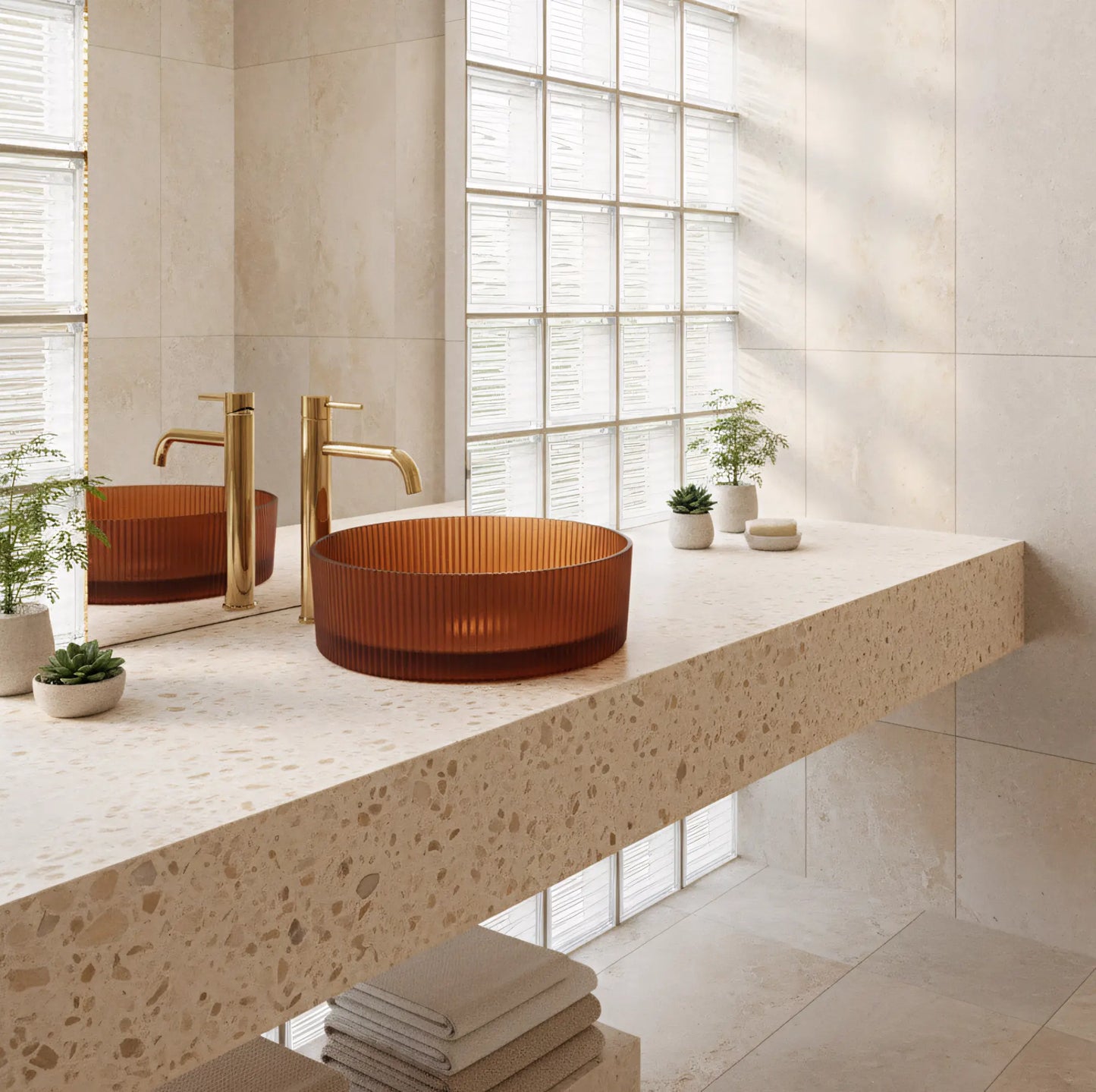 Aufsatzwaschbecken Suri ∅45cm