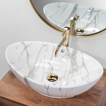 Waschbecken Wendy Shiny Marmor 59x38cm