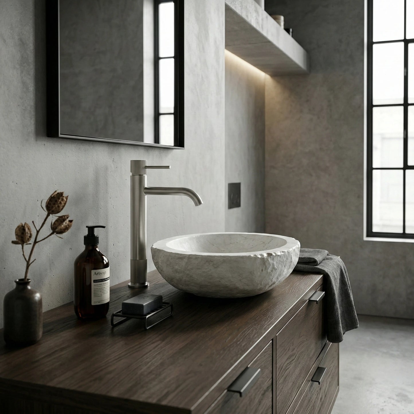 Armatur Lungo Stripe Chrom Matt