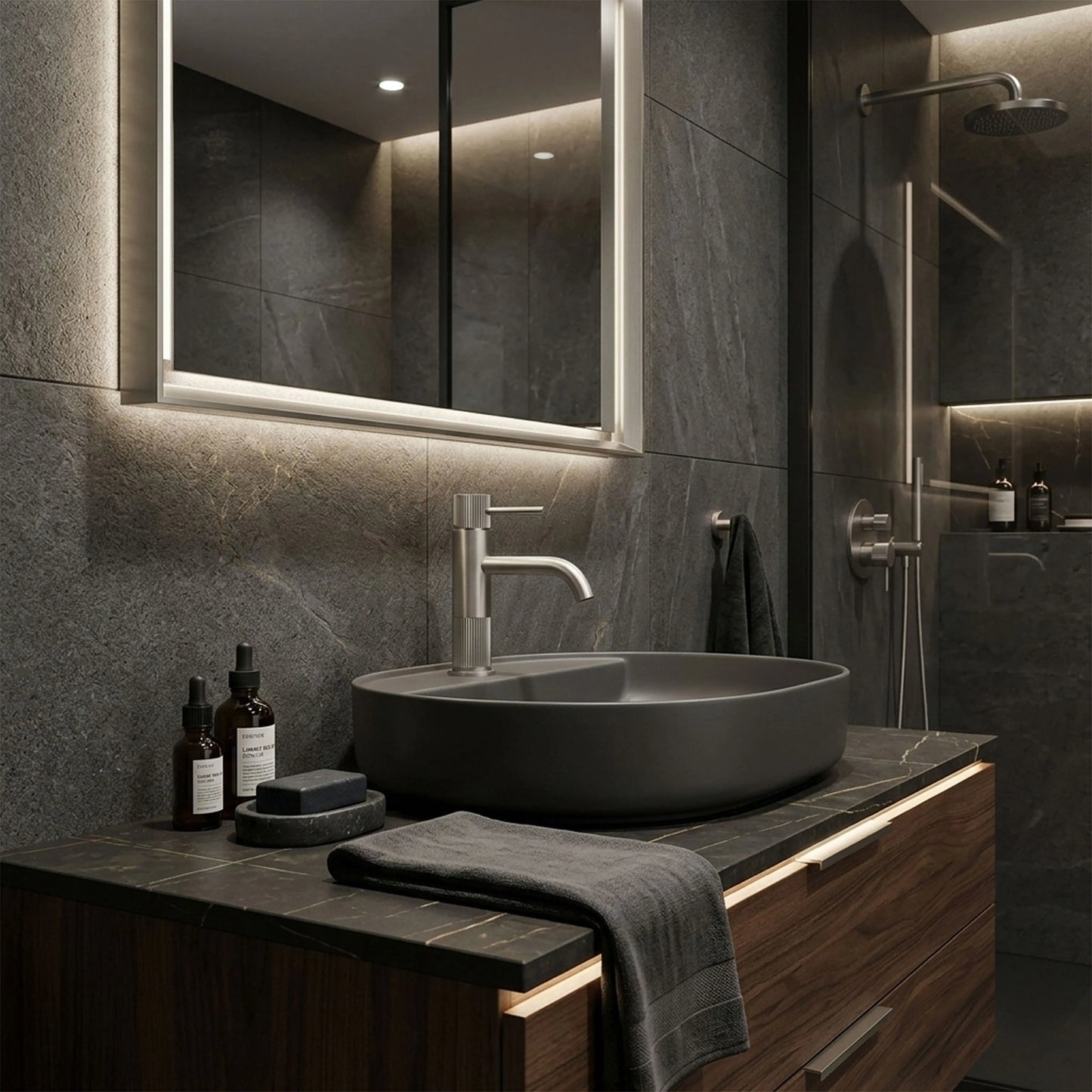 Armatur Lungo Stripe Chrom Matt Low