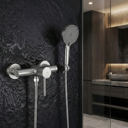 Duscharmatur Lungo Stripe Chrom Matt