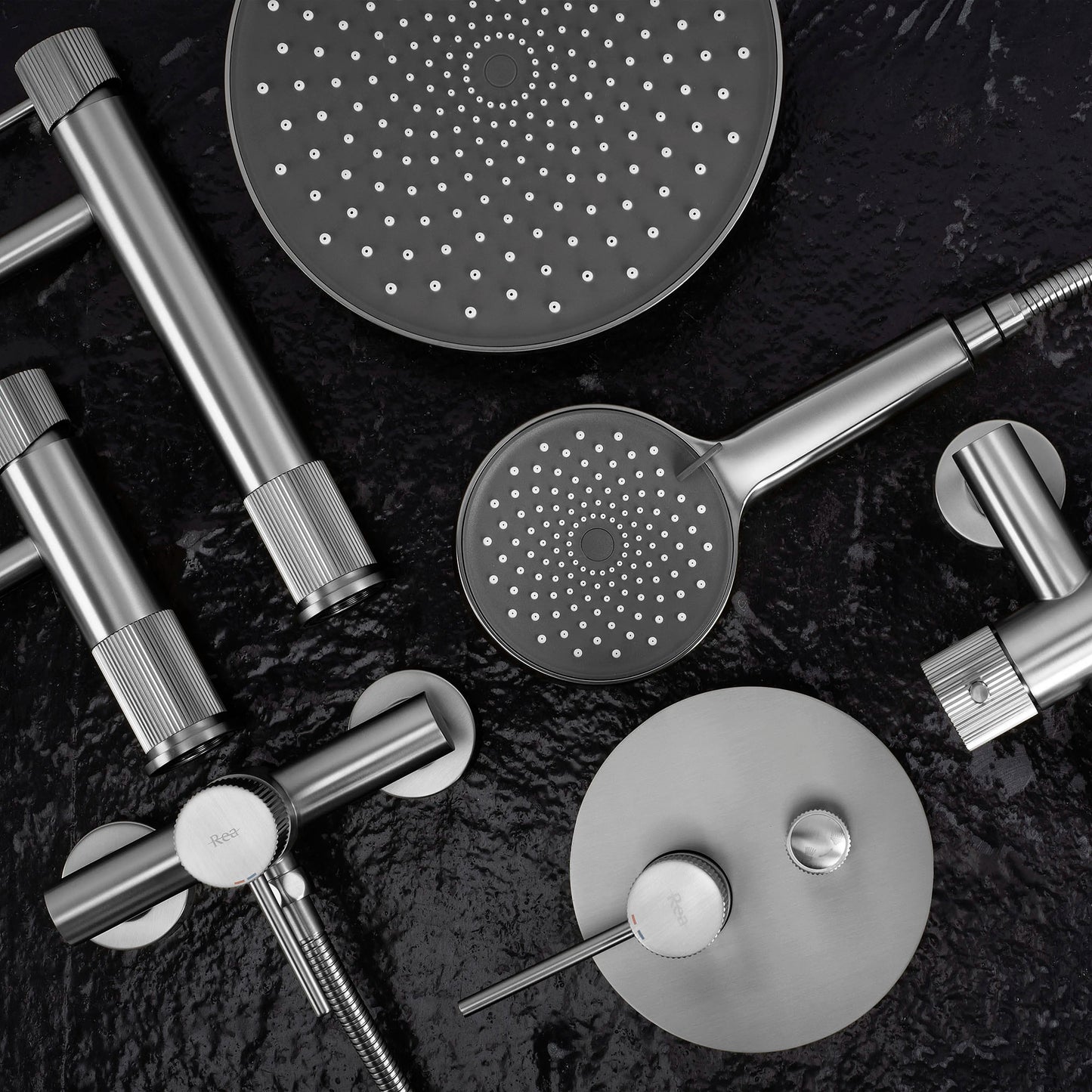 Duscharmatur Lungo Stripe Chrom Matt