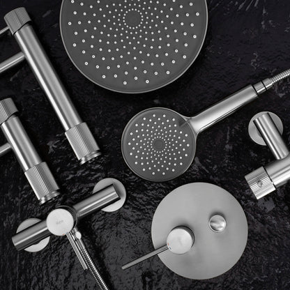 Duscharmatur Lungo Stripe Chrom Matt