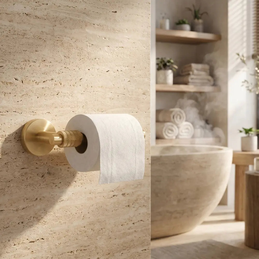 Toilettenpapierhalter 29105 Rivo Gold Matt