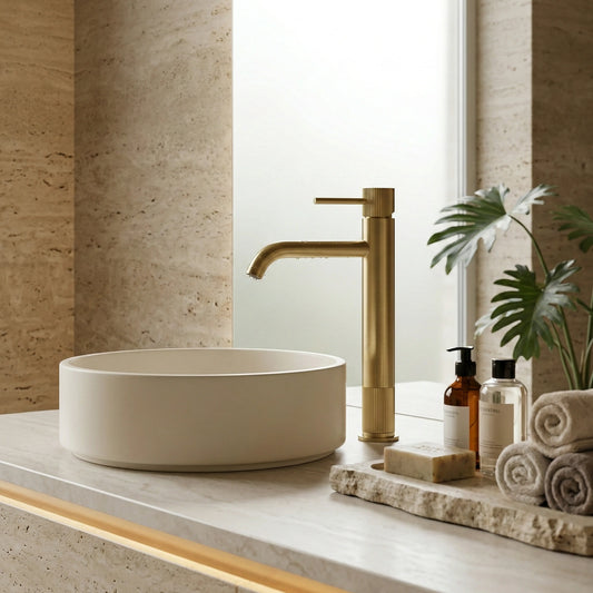 Armatur Lungo Stripe Gold Matt