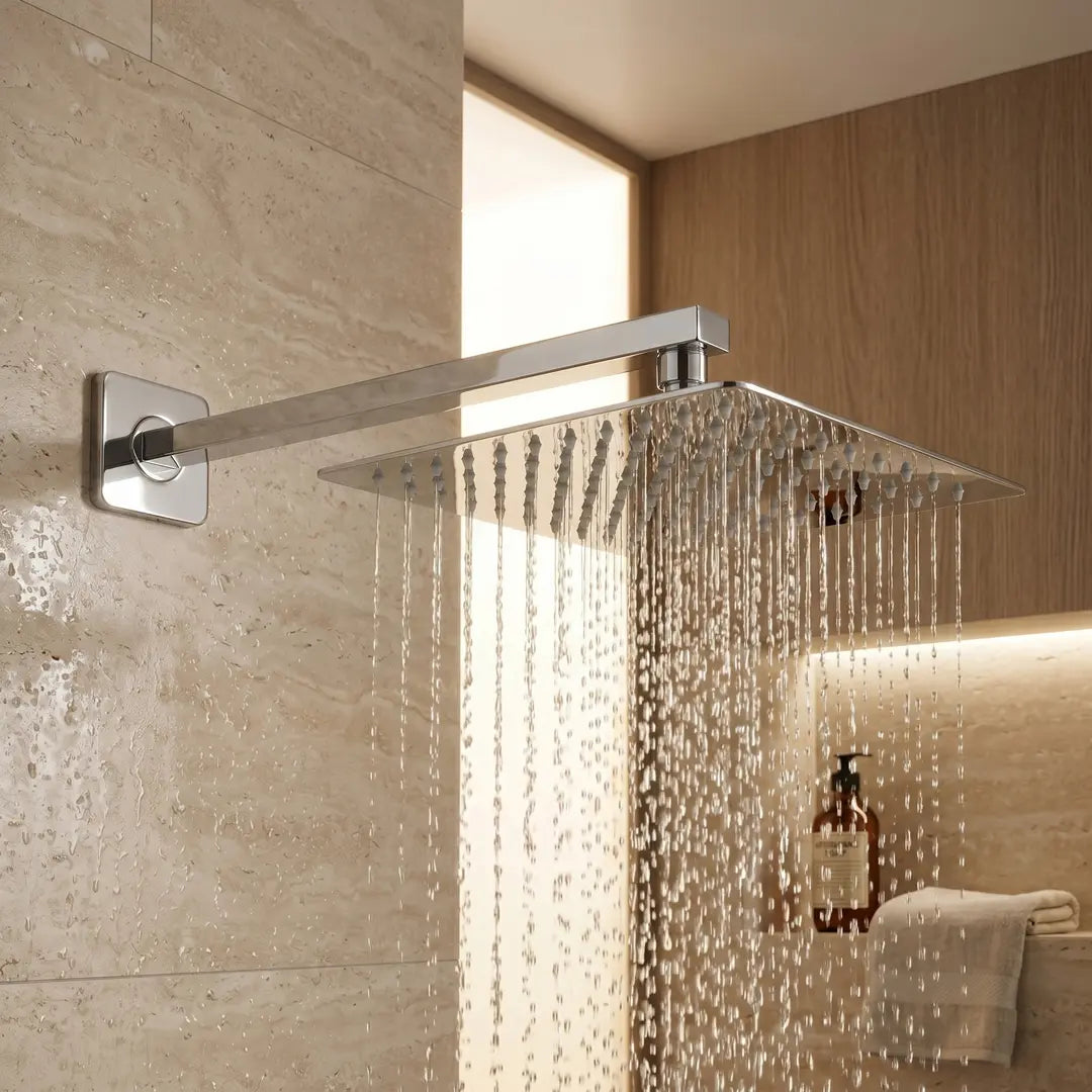 Quadratische Regendusche JS-P015 30cm Chrom