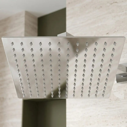 Quadratische Regendusche JS-P015 30cm Chrom