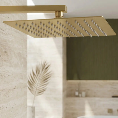 Quadratische Regendusche JS-P015BG 30cm Gold Matt