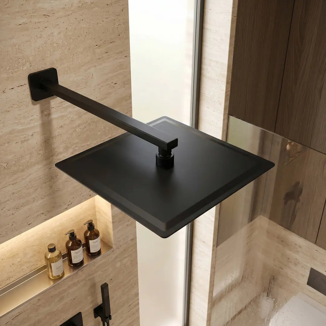 Quadratische Regendusche REA JS-P015B 30cm Schwarz