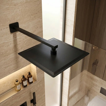 Quadratische Regendusche REA JS-P015B 30cm Schwarz