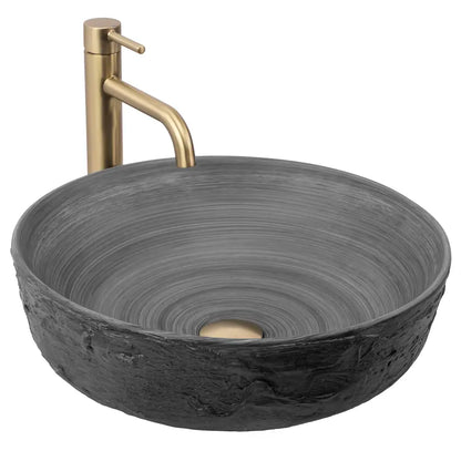 Aufsatzwaschbecken Babilon Silver Ø42cm
