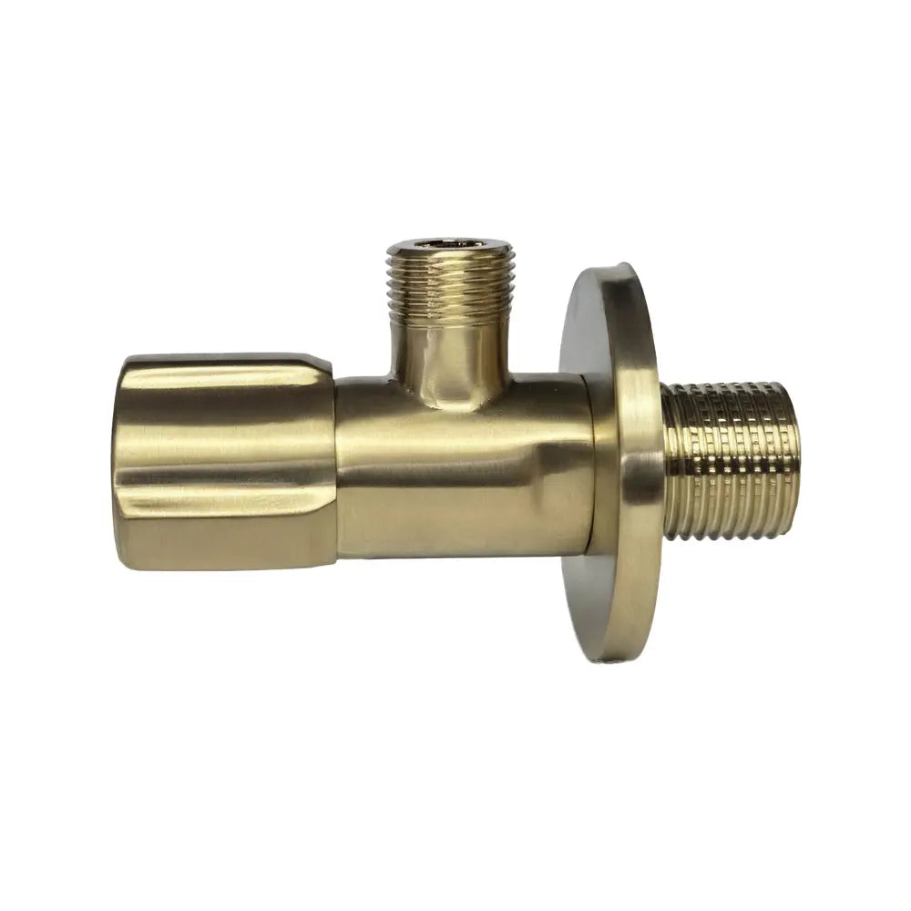 Eckventil 1/2 × 3/8 Zoll Gold Matt