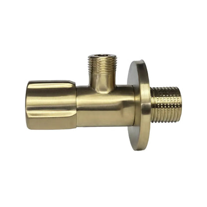 Eckventil 1/2 × 3/8 Zoll Gold Matt