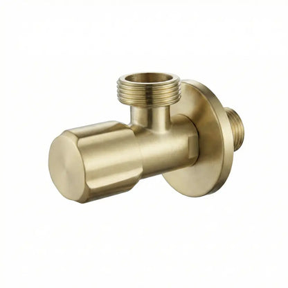 Eckventil 1/2 × 3/4 Zoll Gold Matt