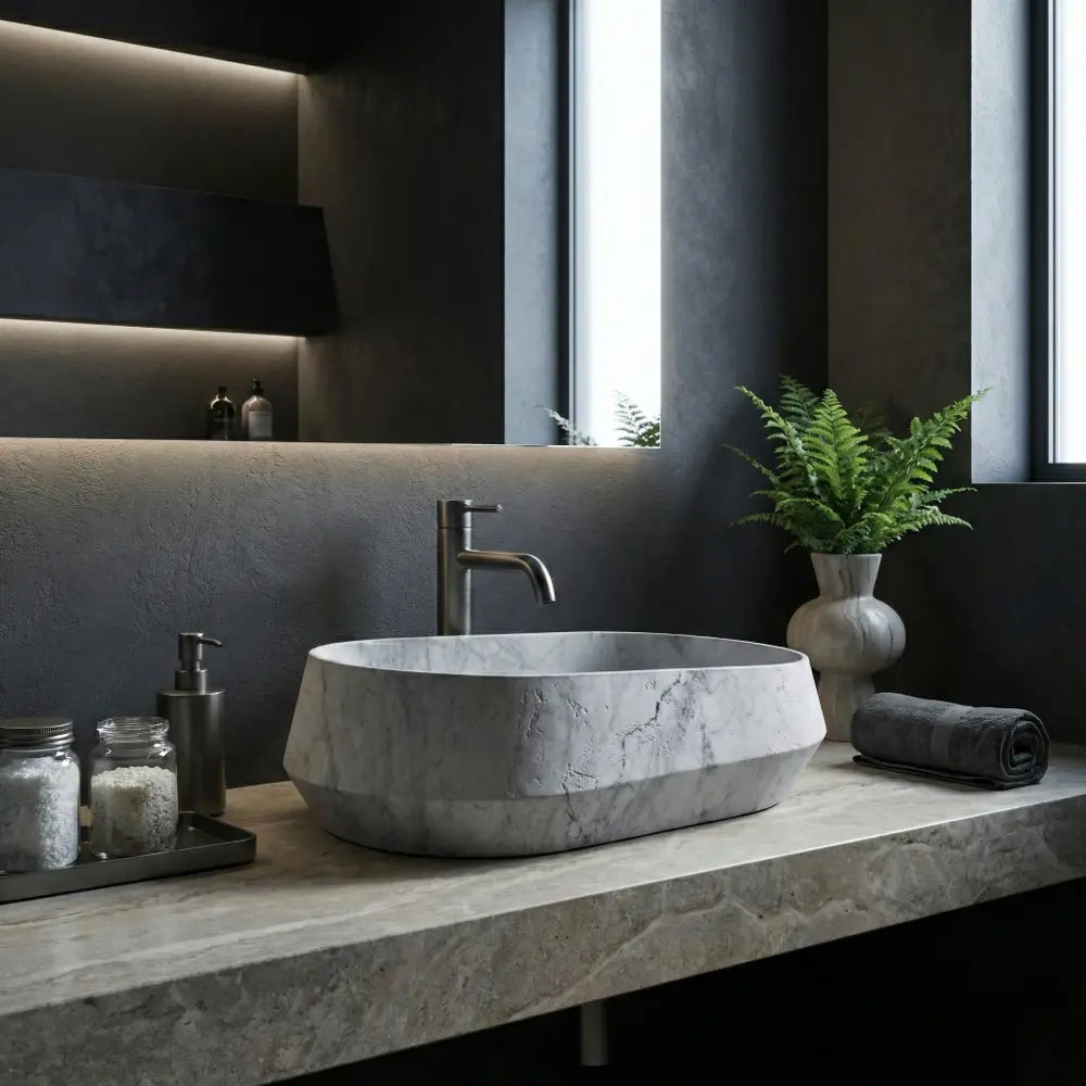 Aufsatzwaschbecken Zoe Venice 59x38cm