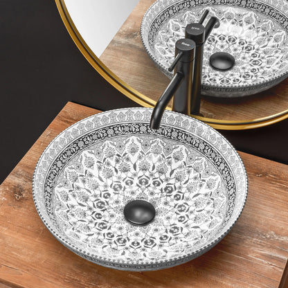 Aufsatzwaschbecken Arte Dark Grey ∅ 40cm