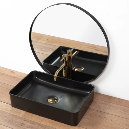 Aufsatzwaschbecken Avia Black Matt 50,5x34,5cm