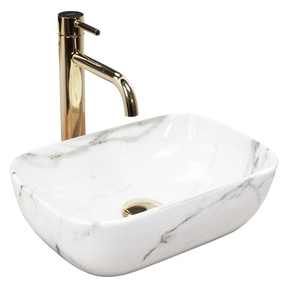 Aufsatzwaschbecken Belinda Mini Shiny Aiax 37x25,5cm
