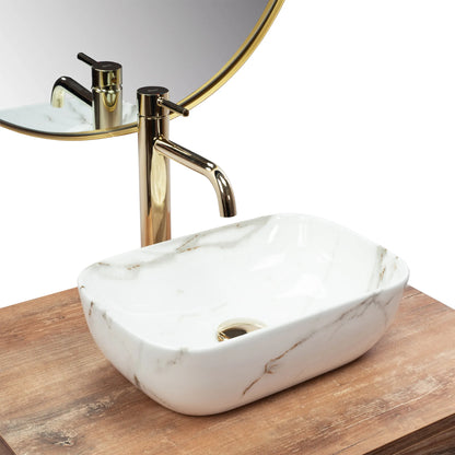 Aufsatzwaschbecken Belinda Mini Shiny Aiax 37x25,5cm