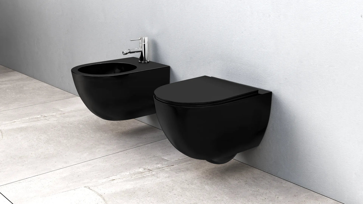 Toilette Carlo Black Matt