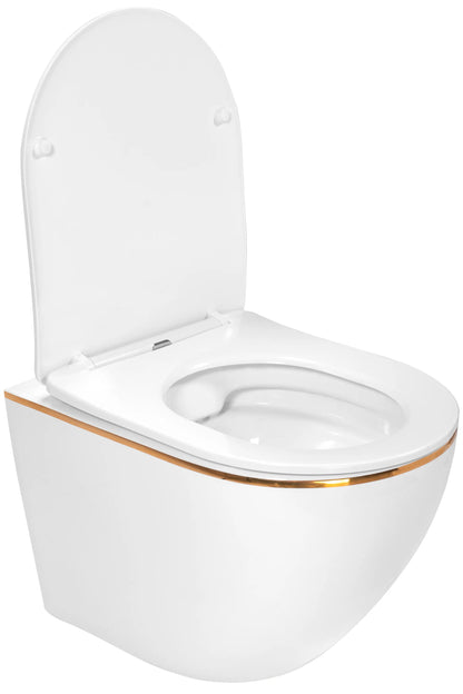 Toilette Carlo White Gold Edge