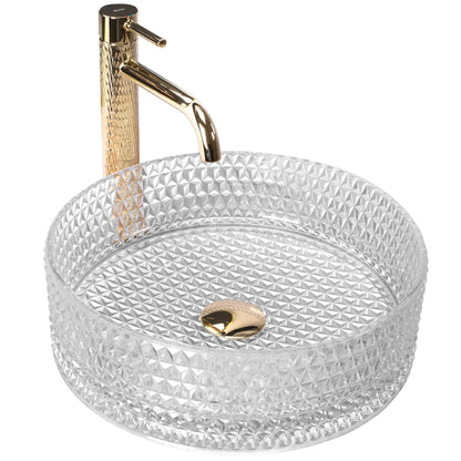 Aufsatzwaschbecken Cristal White ∅ 35,5cm