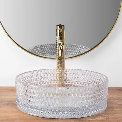 Aufsatzwaschbecken Cristal White ∅ 35,5cm