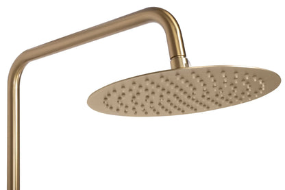 20% Rabatt! Dusche mit Wannenauslauf Lungo Gold Matt (mit Thermostat)