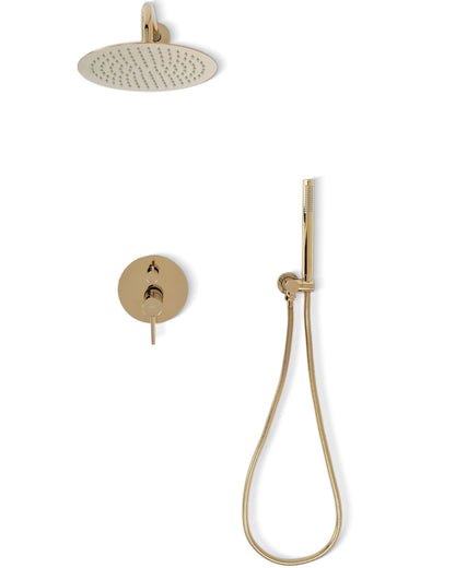 Dusche Unterputz Lungo Gold