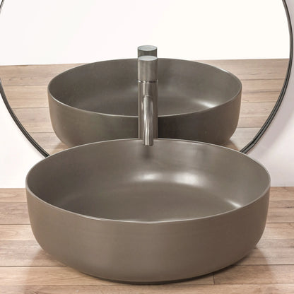 Aufsatzwaschbecken Elma Grey Matt ∅ 45cm