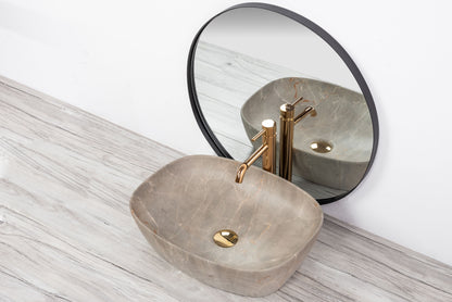 Aufsatzwaschbecken Freja Beige 51x39,5cm