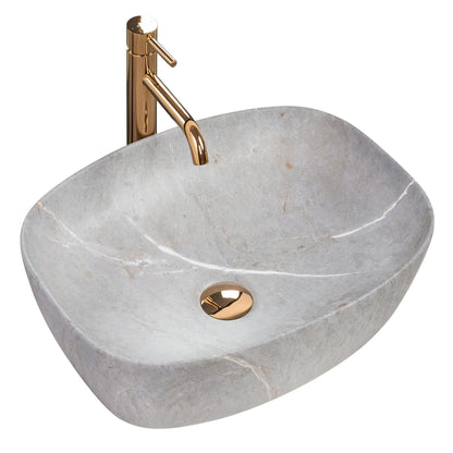 Aufsatzwaschbecken Freja Grau 51x39,5cm