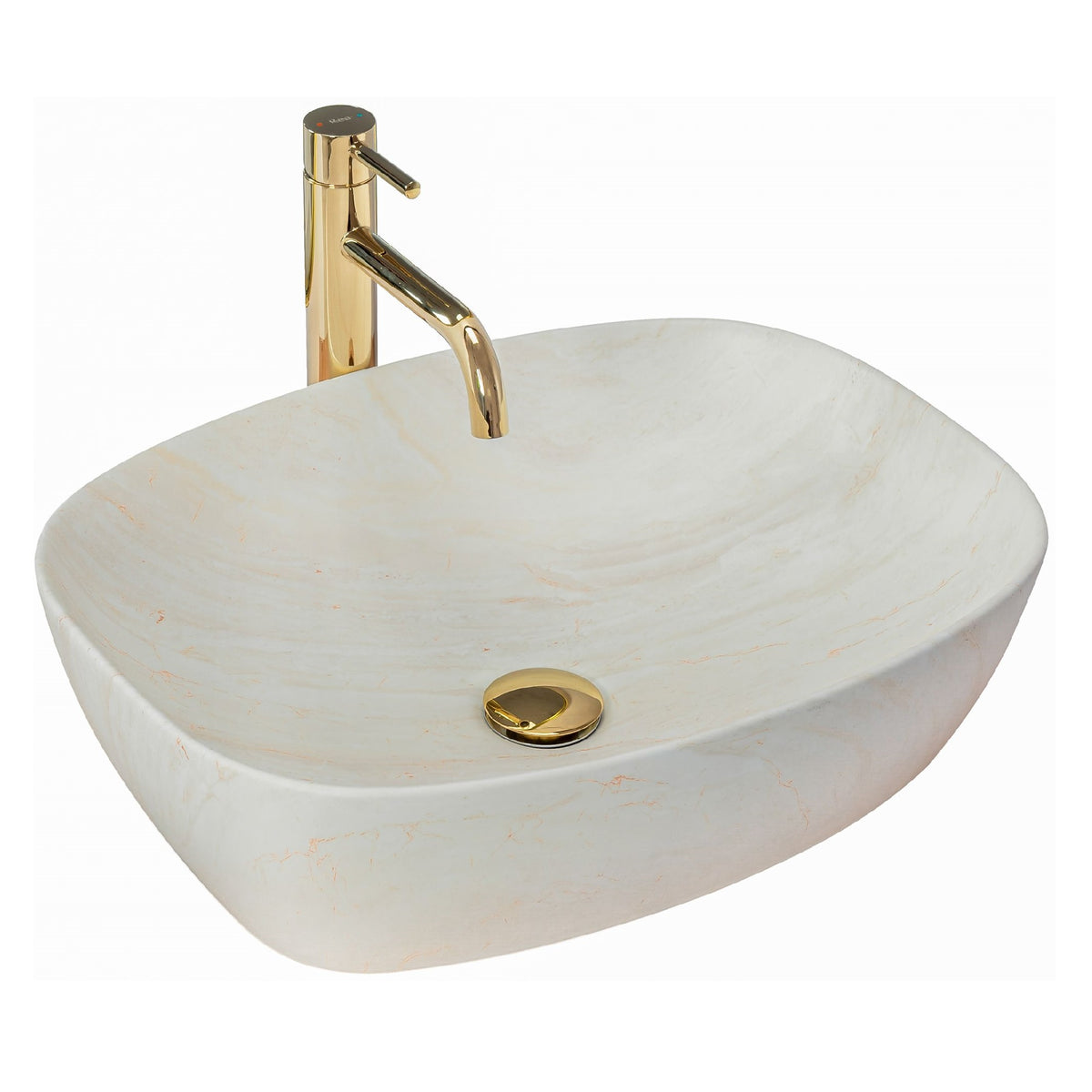Aufsatzwaschbecken Freja Ivory 51x39,5cm