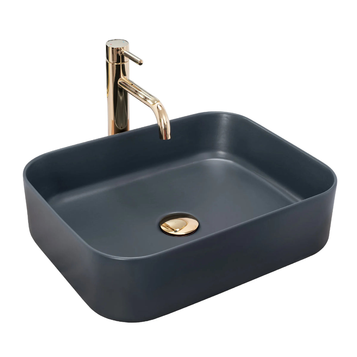 Aufsatzwaschbecken Kaya Blue Navy 46x36cm