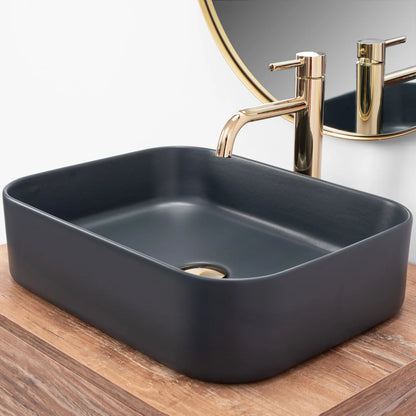 Aufsatzwaschbecken Kaya Blue Navy 46x36cm