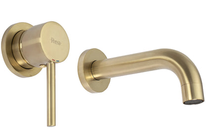 Armatur Unterputz Lungo Gold Matt