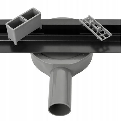 Duschrinne Neo Slim Black 50-100cm