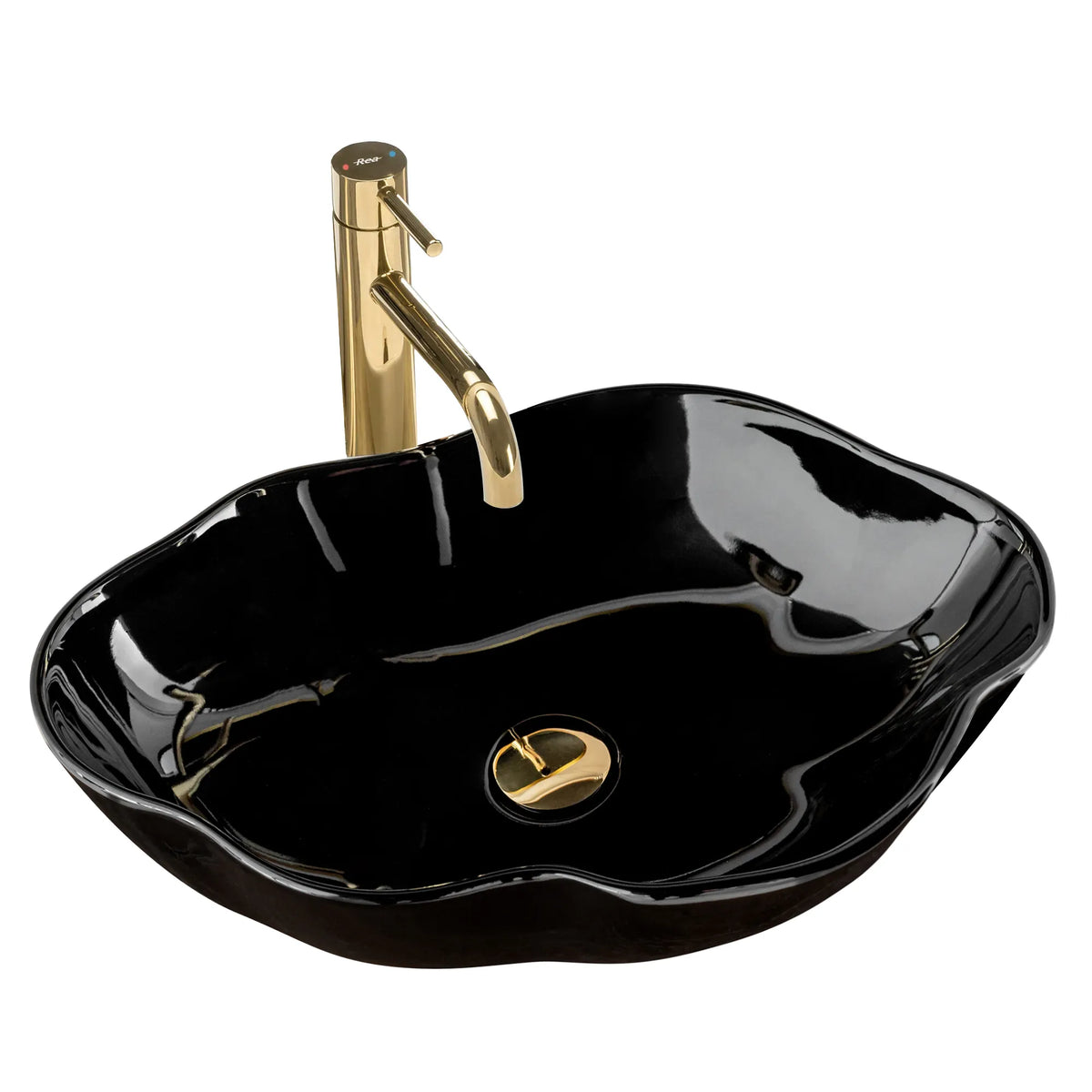 Aufsatzwaschbecken Pearl Black 51,5x37,5cm