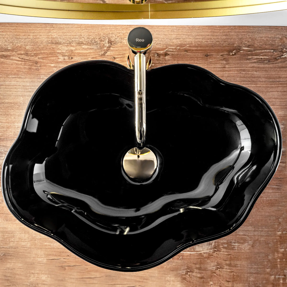 Aufsatzwaschbecken Pearl Black 51,5x37,5cm