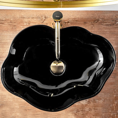 Aufsatzwaschbecken Pearl Black 51,5x37,5cm
