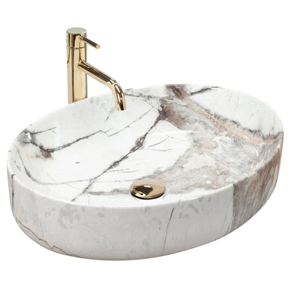 Aufsatzwaschbecken Queen Naturstein 55x41,5cm
