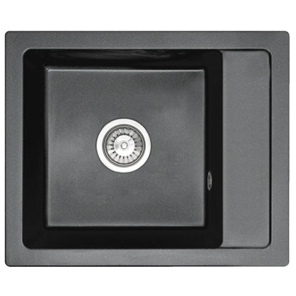 Spülbecken Granit Rino Black Metallic