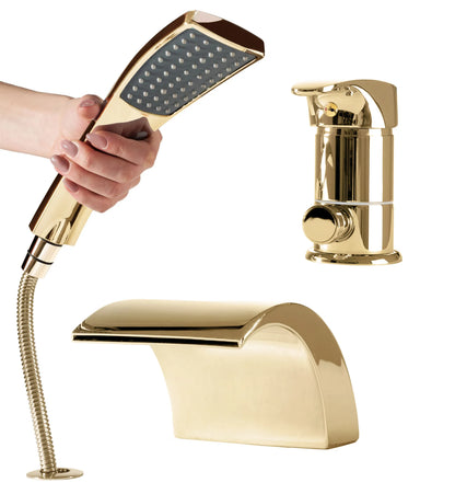 Badewannenarmatur Riven Gold