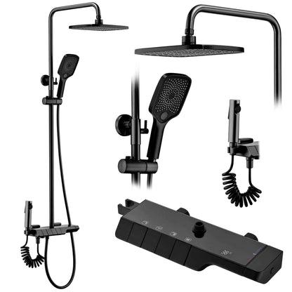 Dusche Rob Black (mit Thermostat)