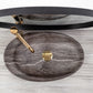 Aufsatzwaschbecken Roxy Stone Grey 49x31cm